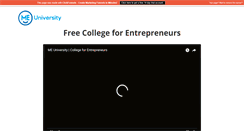 Desktop Screenshot of me-university.com