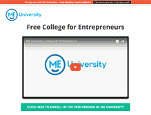 Tablet Screenshot of me-university.com